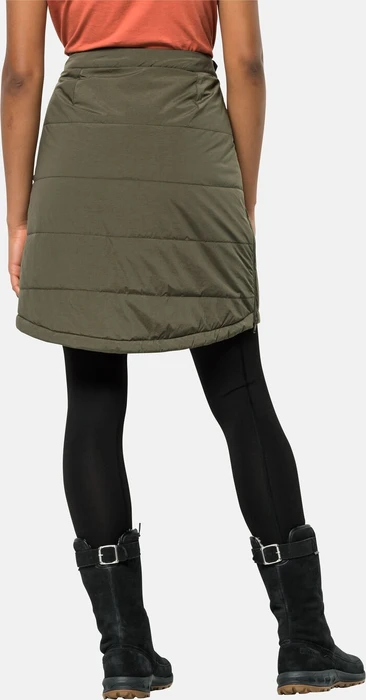 Jack Wolfskin Alpenglühen Skirt Rock kurz dusty olive (Damen)