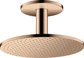 Hansgrohe Axor ShowerSolutions Kopfbrause 300 2jet mit Deckenanschluss polished red gold