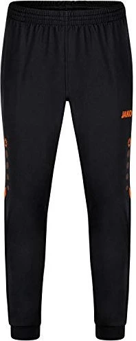 Jako Polyesterhose Challenge Trainingshose lang schwarz/neonorange (Damen)