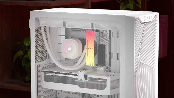 Corsair 3200D RS, weiß, Glasfenster