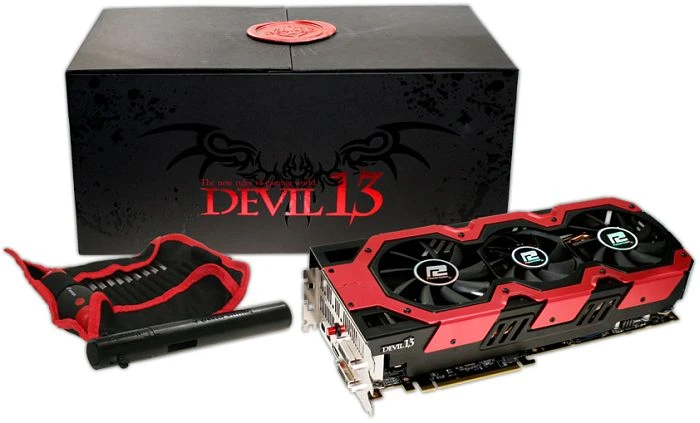 PowerColor Radeon HD 7990 [Tahiti XT] Devil 13, 2x 3GB GDDR5, 2x DVI, HDMI, 2x mDP