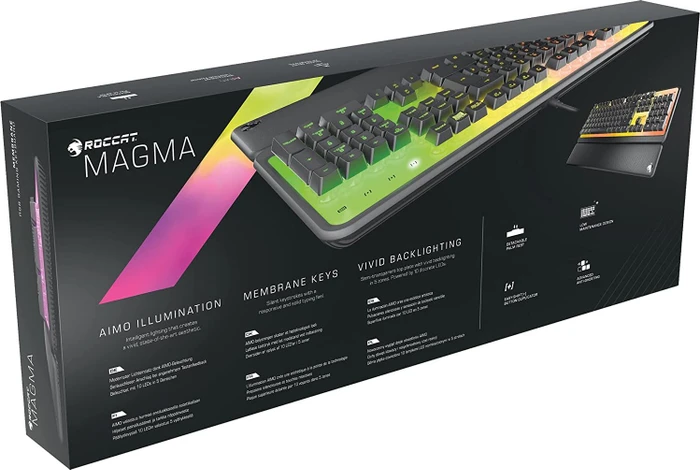 Roccat Magma, LEDs RGB, schwarz, USB, DE