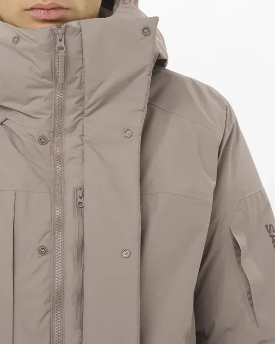 Salomon Outlife Waterproof Down Funktionsjacke iron (Damen)