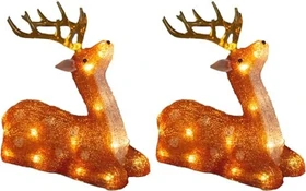 Konstsmide Acryl Figur Rentier LED 24x warmweiß