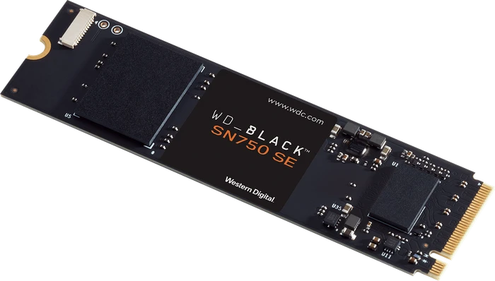 Western Digital WD_BLACK SN750 SE NVMe SSD 500GB, M.2 2280 / M-Key / PCIe 4.0 x4