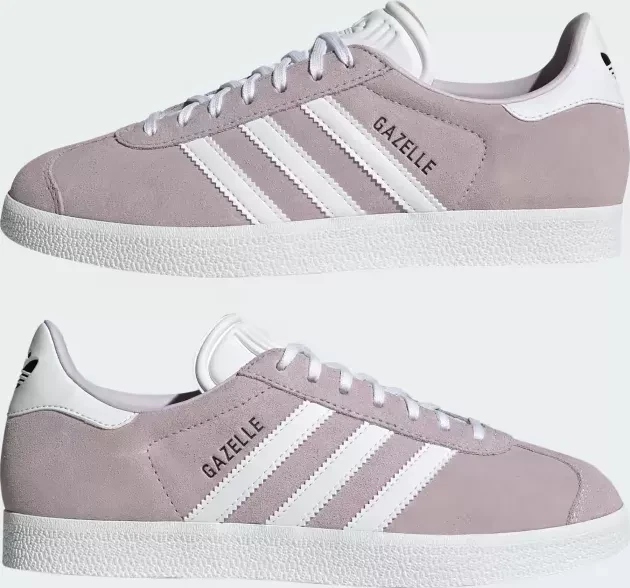 adidas Gazelle silver dawn/cloud white/core black (Damen)