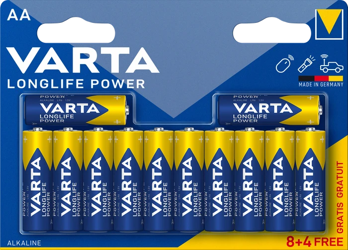 Varta Longlife Power Mignon AA, 12er-Pack