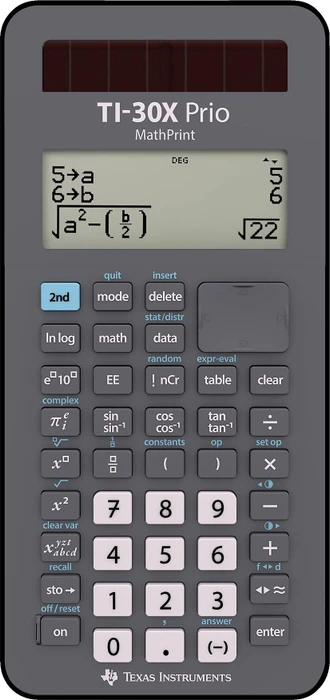 Texas Instruments TI-30X Prio MathPrint, grau