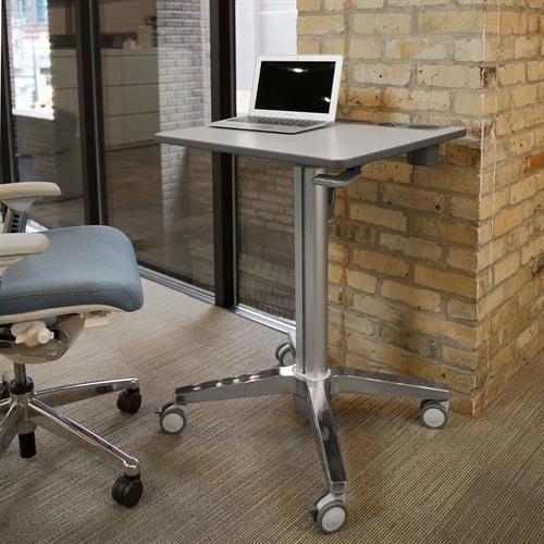 Ergotron LearnFit mobiler Arbeitsplatz 61x56cm grau/grau