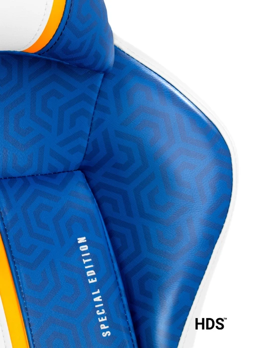 Diablo Chairs X-One 2.0 King Gamingstuhl, Aqua Blau, blau/weiß