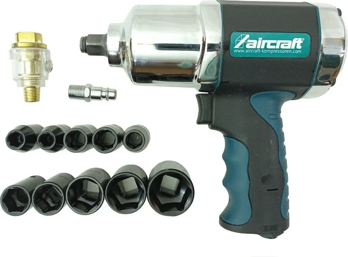 Aircraft ISS 1/2" Komposit Druckluft-Schlagschrauber inkl. Zubehör