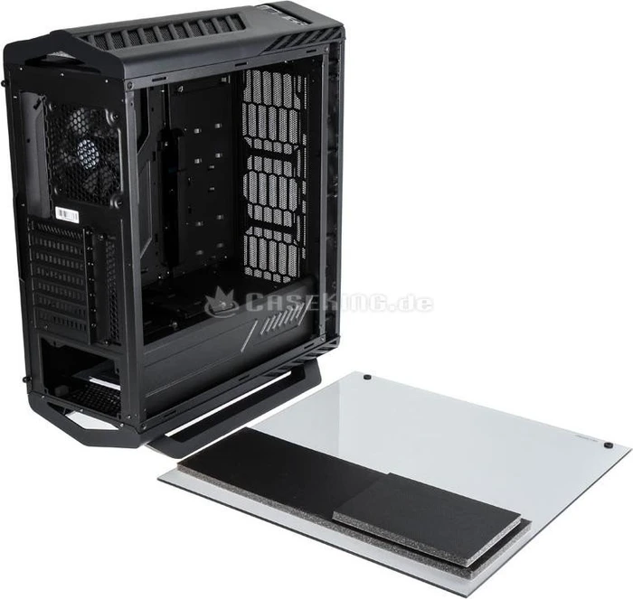AeroCool Project7 P7-C1 Tempered Glass Edition schwarz, Glasfenster, schallgedämmt