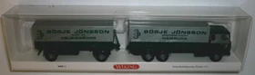 Wiking Pritschenhängerzug Scania 111 Börje Jönsson