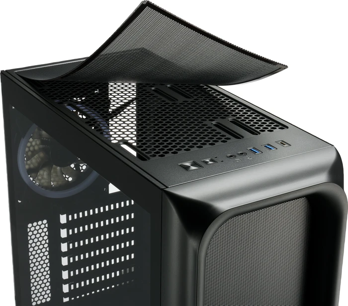 Sharkoon TK5M RGB, Glasfenster