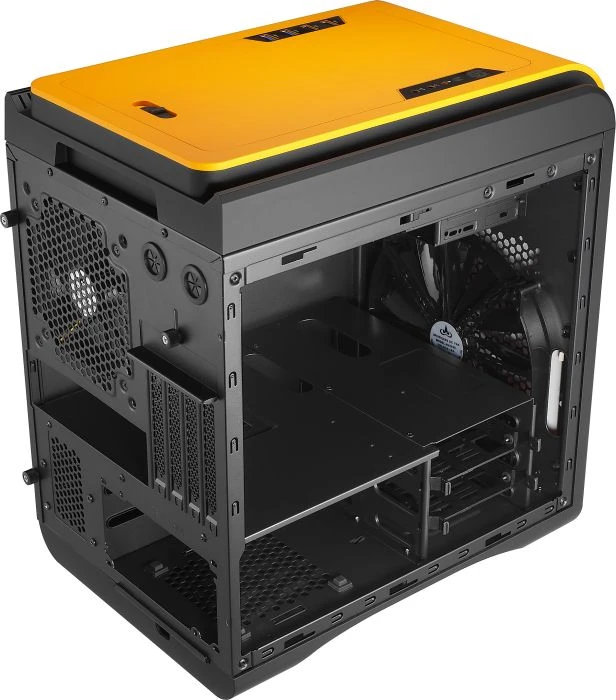 AeroCool DS Cube Orange Window Edition, Acrylfenster