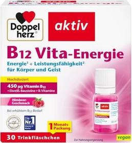 Doppelherz B12 Vita-Energie Trinkfläschchen, 30 Stück