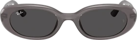Ray-Ban RB4441D Bio-Based polished transparent dark grey/dark grey