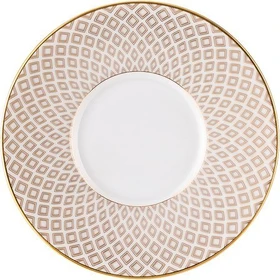Rosenthal Francis Carreau Beige Espresso-/Mokka-Untertasse 11cm