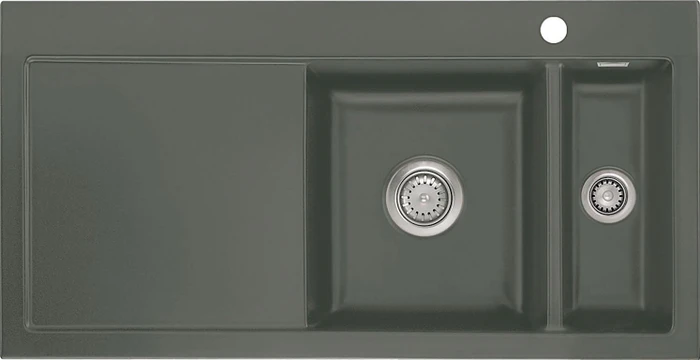 systemceram Mera 100 F Einbau Becken rechts lava