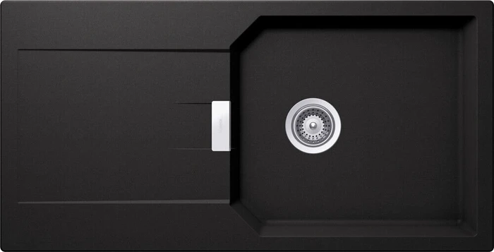 Schock Manhattan D-100L Einbau Becken reversibel nero