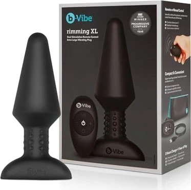 b-Vibe Rimming Plug 2 schwarz