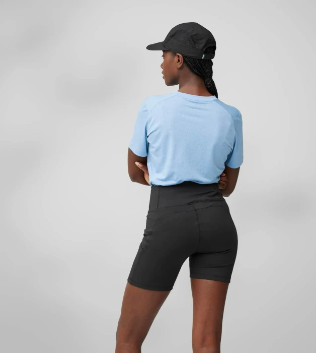 Fjällräven Abisko 6" Tights Hose kurz schwarz (Damen)