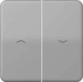 Jung Serie CD Wippe Duroplast mit Pfeilsymbolen, grau