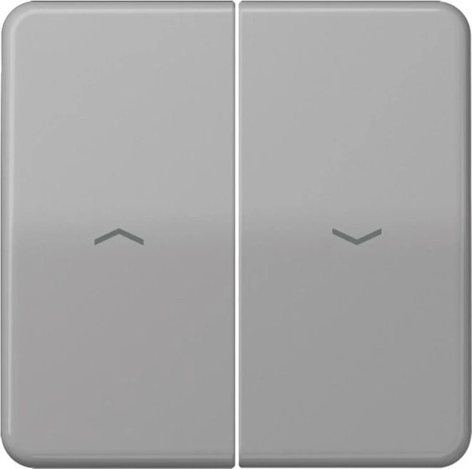 Jung Serie CD Wippe Duroplast mit Pfeilsymbolen, grau