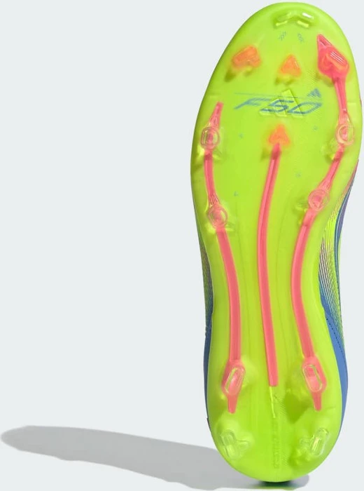 adidas F50 Elite Laceless FG blue fusion/lucid lemon/lucid pink (Junior)