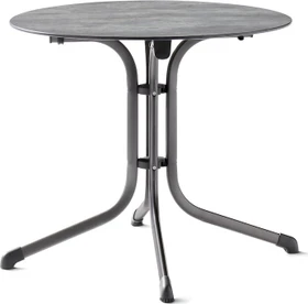 Sieger Boulevard Polytec Klapptisch 85cm eisengrau/beton hell