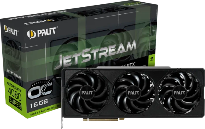 Palit GeForce RTX 4080 SUPER JetStream OC, 16GB GDDR6X, HDMI, 3x DP