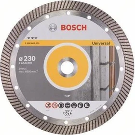 Bosch Professional Best for Universal Turbo Diamanttrennscheibe, 230x2.5x22.23mm, 1 Stück