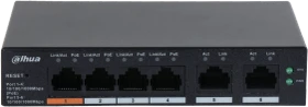 Dahua CS40 Desktop Gigabit Smart Switch, 6x RJ-45, 60W Hi-PoE (CS4006-4GT-60)