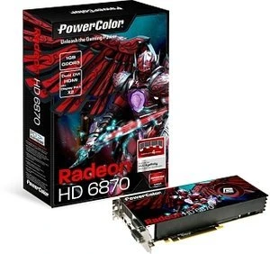 PowerColor Radeon HD 6870, 1GB GDDR5, 2x DVI, HDMI, 2x mDP