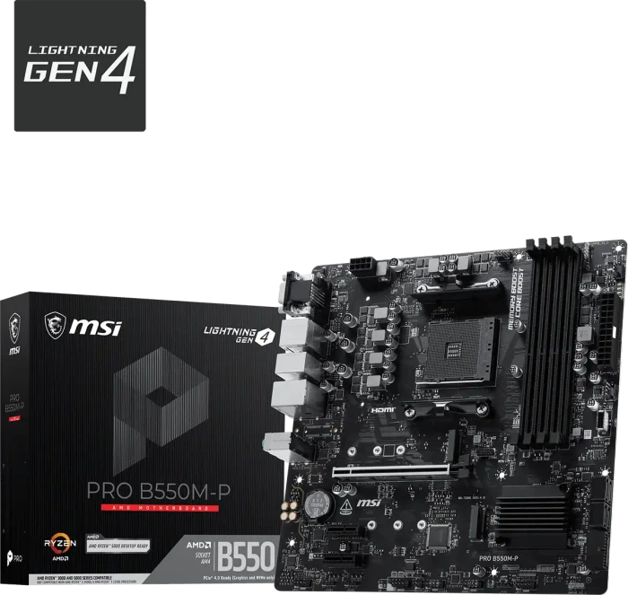 MSI PRO B550M-P (AMD AM4)