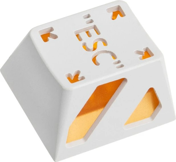 Zomoplus Keycap ESC, Aluminium, orange/weiß, 1 Taste