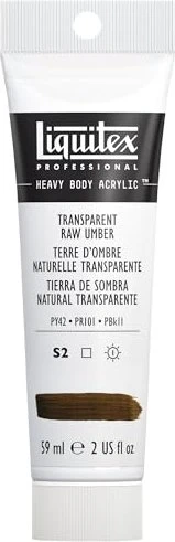 Liquitex Professional Heavy Body Acrylic transparent raw umber, 59ml