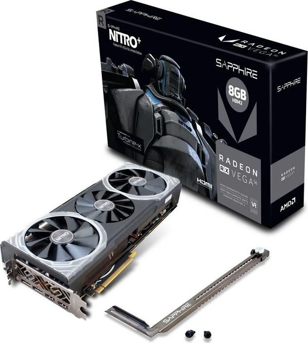 Sapphire Nitro+ Radeon RX Vega 56 LE, 8GB HBM2, 2x HDMI, 2x DP, full retail