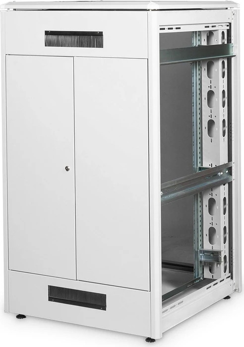 Digitus Professional Unique Serie Serverschrank 26HE, Sicherheitsglastür, IP2X, grau, 800mm tief