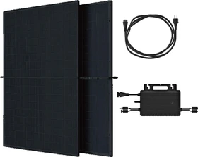 Technaxx Bifaziales Solar Balkonkraftwerk 800W WiFi TX-354, 800W, 880Wp