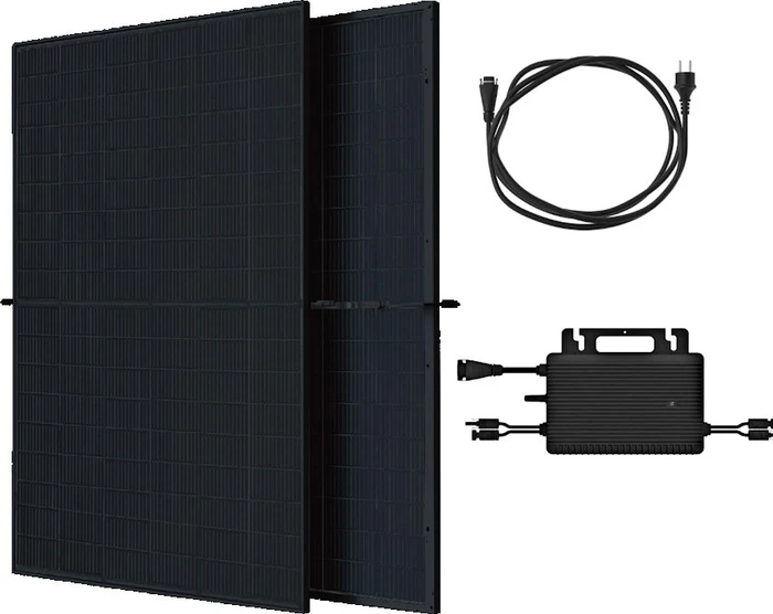 Technaxx Bifaziales Solar Balkonkraftwerk 800W WiFi TX-354, 800W, 880Wp