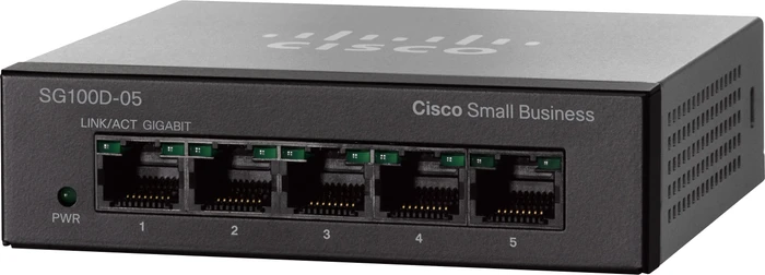 Cisco SG100 Desktop Gigabit Switch, 5x RJ-45