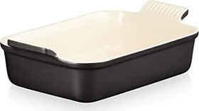 Le Creuset Auflaufform Tradition rechteckig 32.7x20.3cm 2.4l schwarz matt