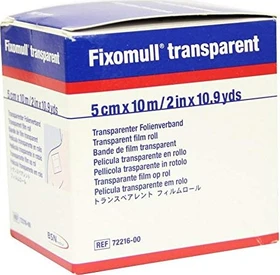 BSN medical Leukoplast Fixomull transparent, 5cm x 10m, 1 Stück