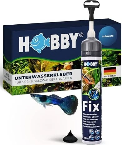 Hobby Fix Unterwasserkleber, 200ml, schwarz