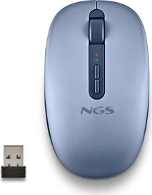 NGS Fog Dual Blue Wireless Mouse, blau, USB/Bluetooth (NGS-MOUSE-1443)