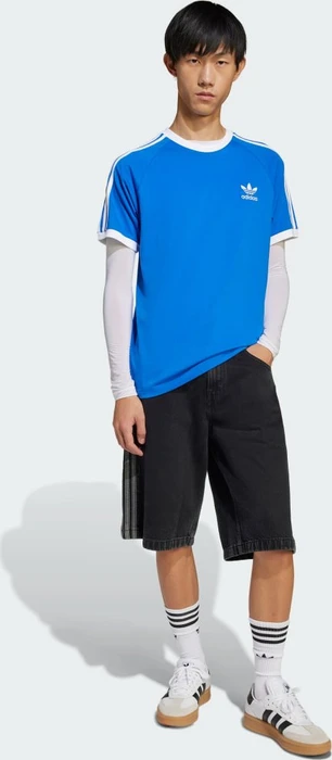 adidas Adicolor Classics 3-Streifen T-Shirt kurzarm blau (Herren)