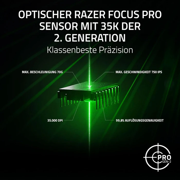 Razer Basilisk V3 Pro 35K Phantom White Edition, USB/Bluetooth