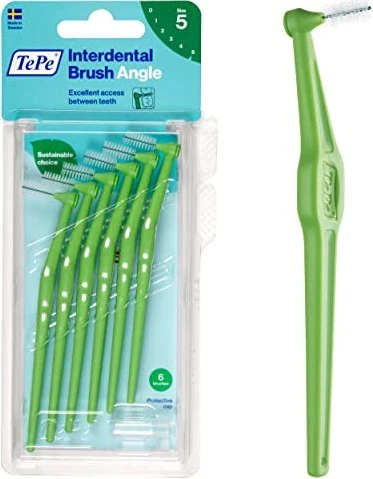 TePe Angle Interdentalbürste grün, 6 Stück