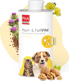 PHA PetVet Haut- und Fellvital für Hunde & Katzen, 250ml